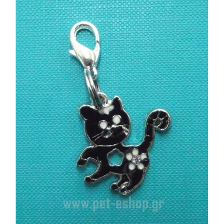 BLACK KITTY CHARM