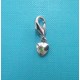 DIAMOND HEART CHARM