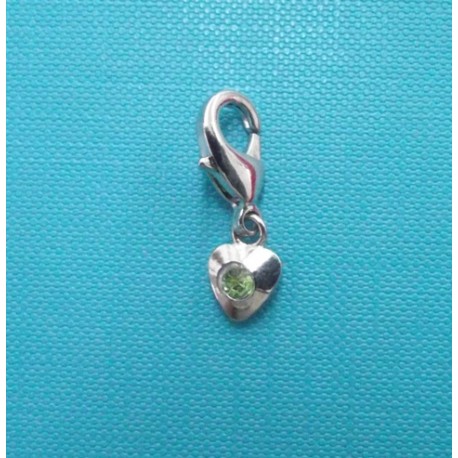 DIAMOND HEART CHARM